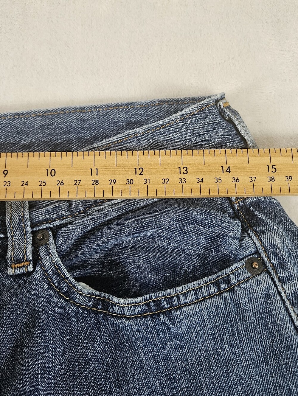 Levi’s Lot 505 Big E Premium Men's Denim Jeans 30x30 Straight Leg Blue - Picture 2 of 12
